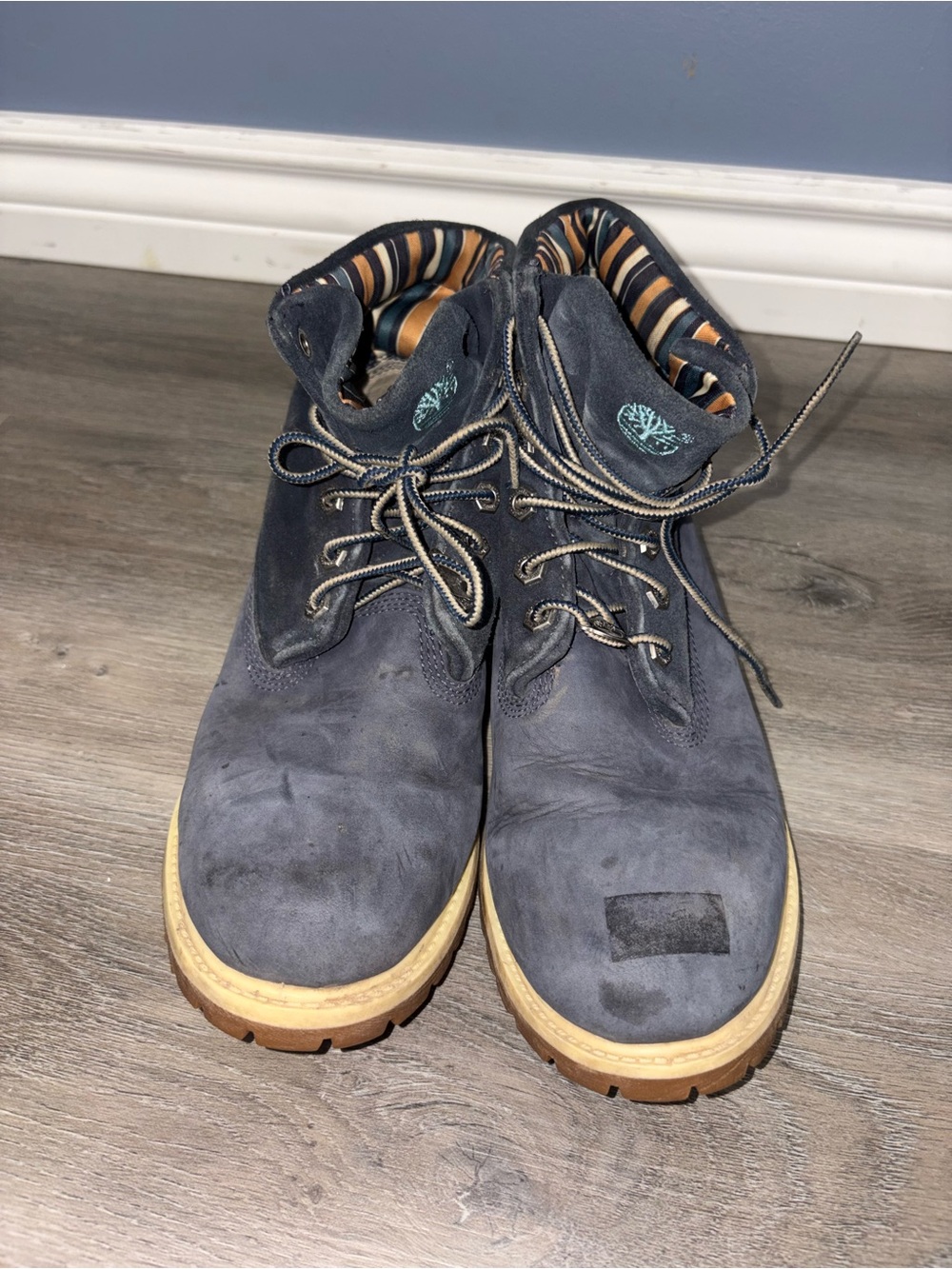Timberland | Navy Boots | Size 8